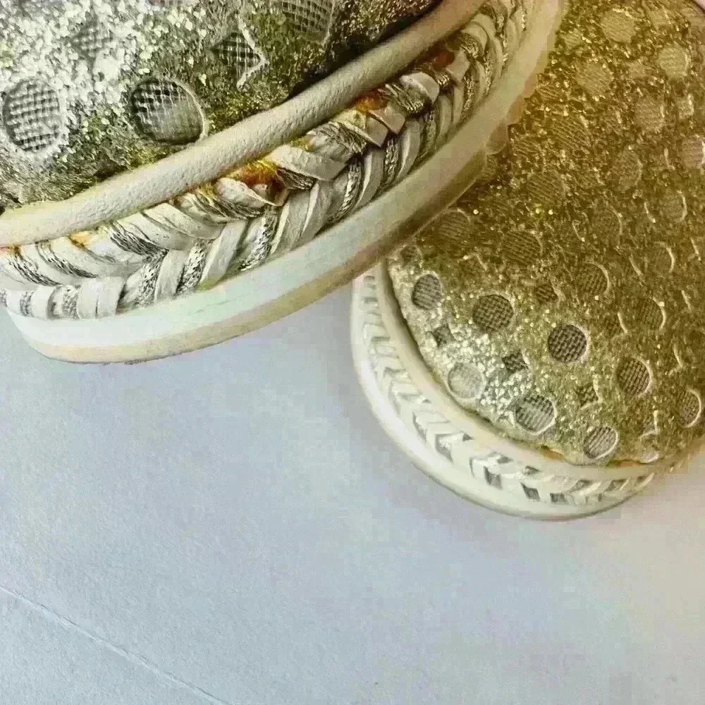 Stuart Weitzman Espadrille with Mesh and Leather Strap-Up Laces.
